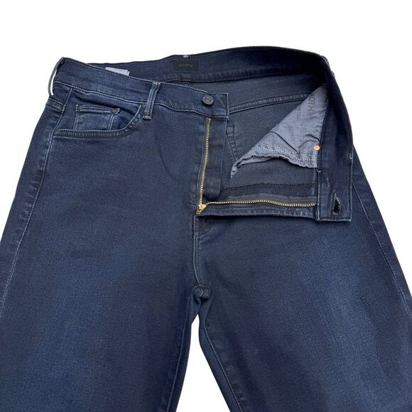 Mother The Insider Crop Step Fray Black Jean Women's Denim Pants, Size 31 - Picture 4 of 12